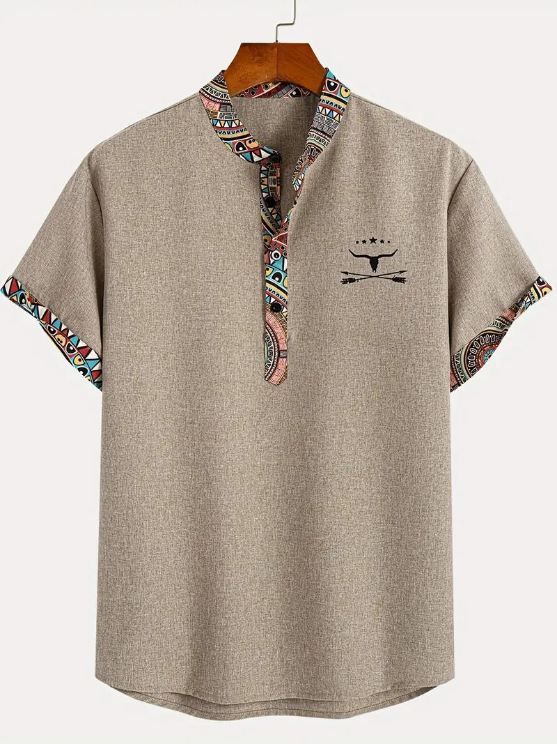 James™ | Elegant Short-Sleeve Shirt