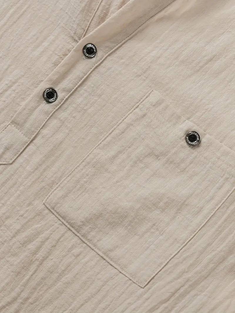 James™ | Elegant Short-Sleeve Shirt