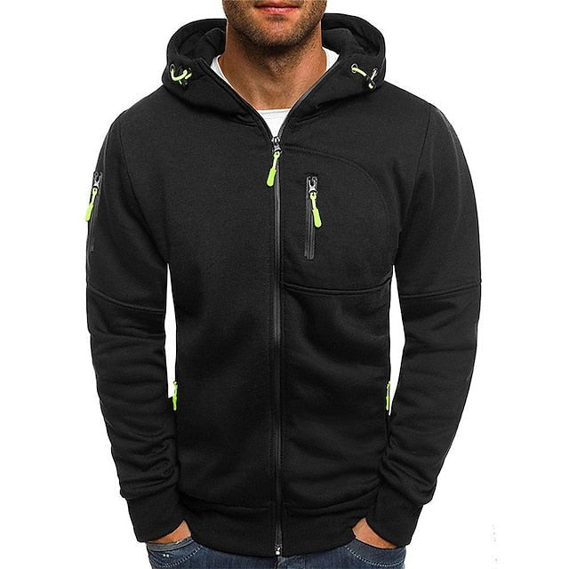 James™ | Hooded Zip-Up Jacket