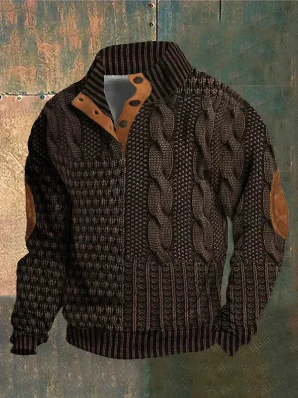 James™ | Banff Knit-Print Pullover