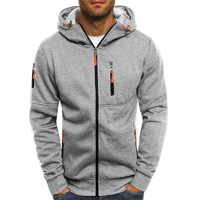 James™ | Hooded Zip-Up Jacket