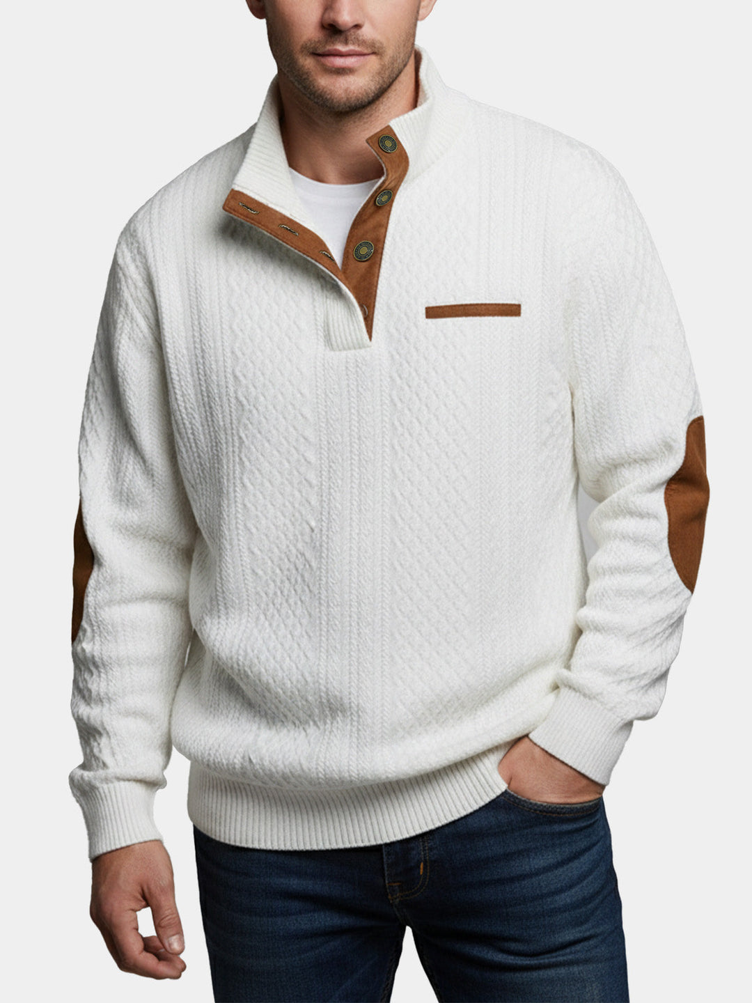 James™ | Cable Knit Pullover Sweater
