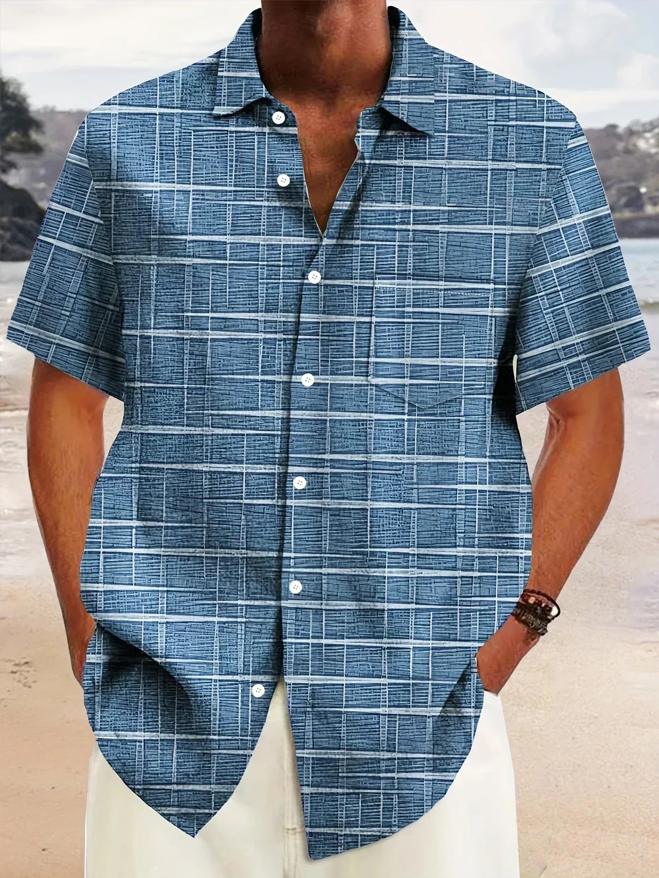 James™ | Elegant Striped and Checked Shirt