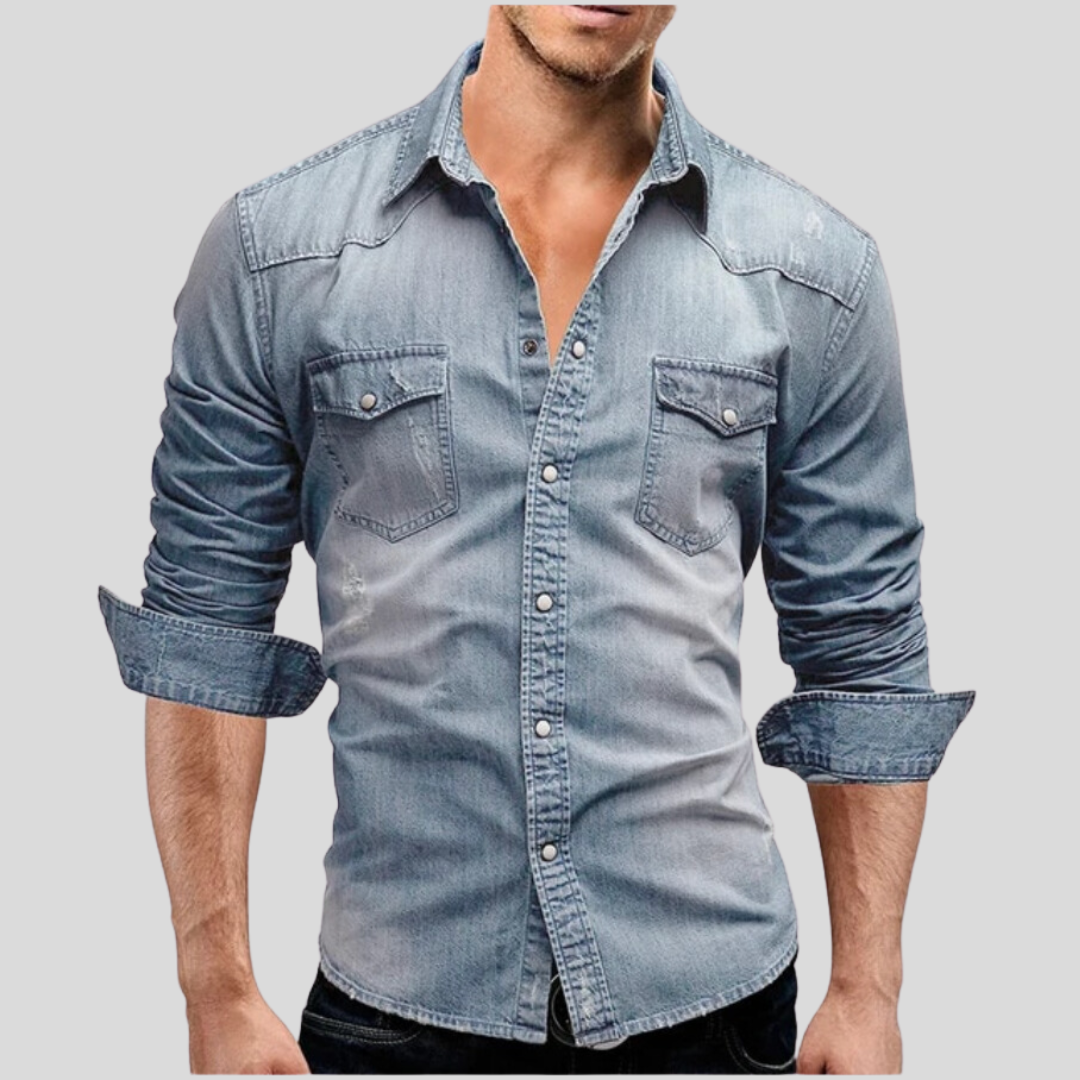 James™ | Modern Denim Shirt