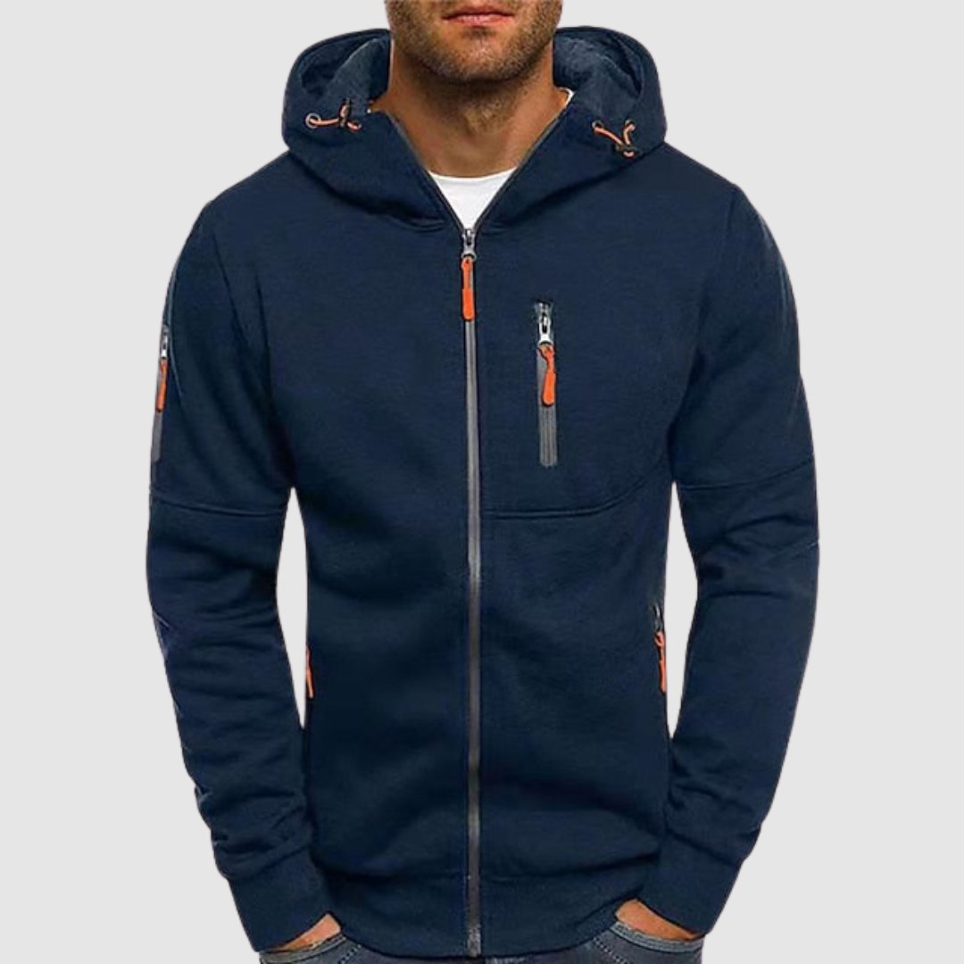 James™ | Hooded Zip-Up Jacket