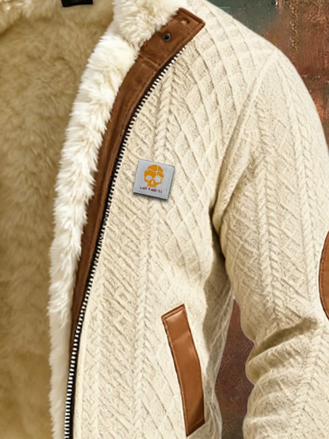 James™ | Retro jacquard multi-pocket jacket