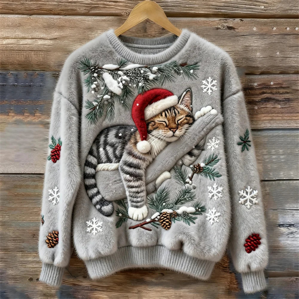 Jane™ | Holiday Cat Plush Sweater