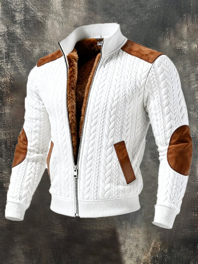 James™ | Vintage Jacquard Jacket for Men