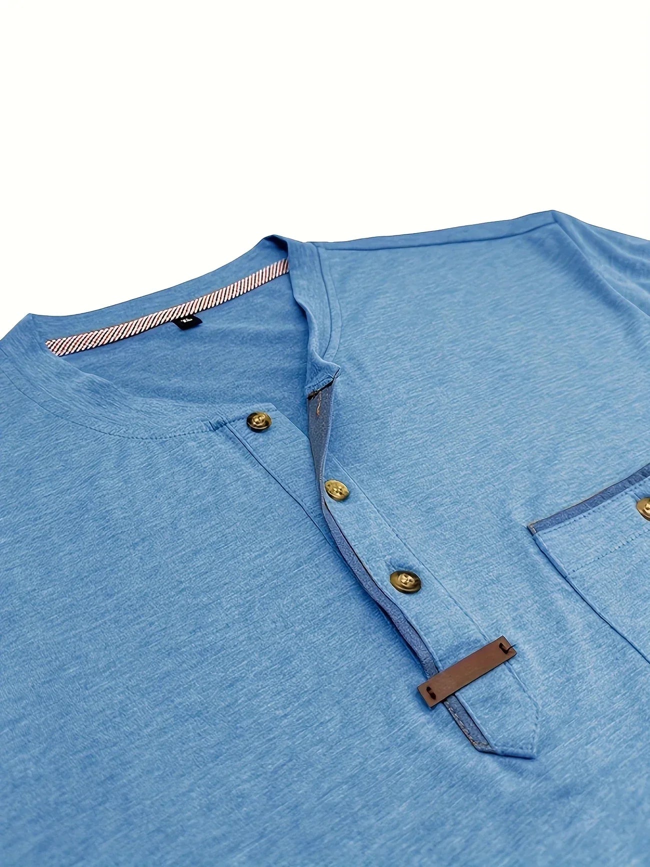 James™ | Elegant Round Neck T-shirt with Pocket
