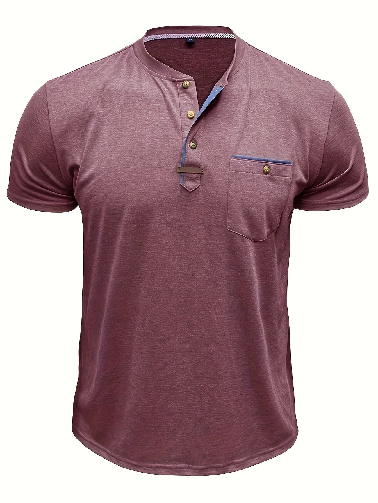 James™ | Elegant Round Neck T-shirt with Pocket