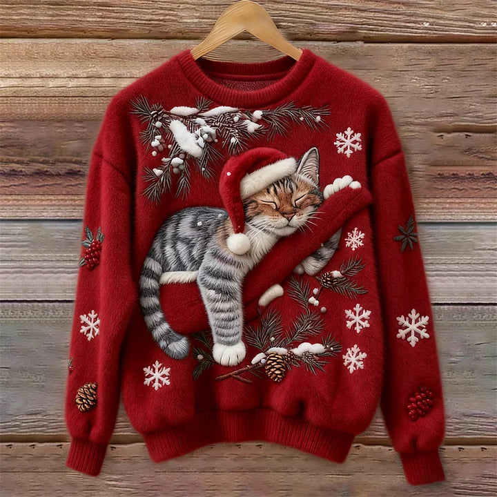 Jane™ | Holiday Cat Plush Sweater