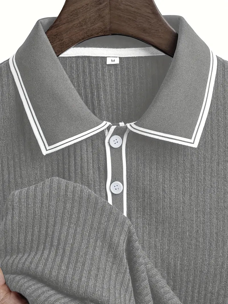 James™ | Elegant Short Sleeve Polo