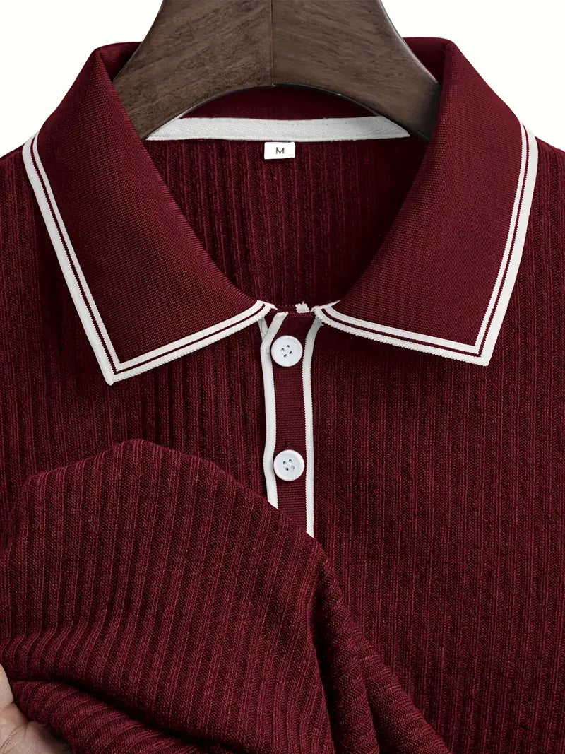 James™ | Elegant Short Sleeve Polo