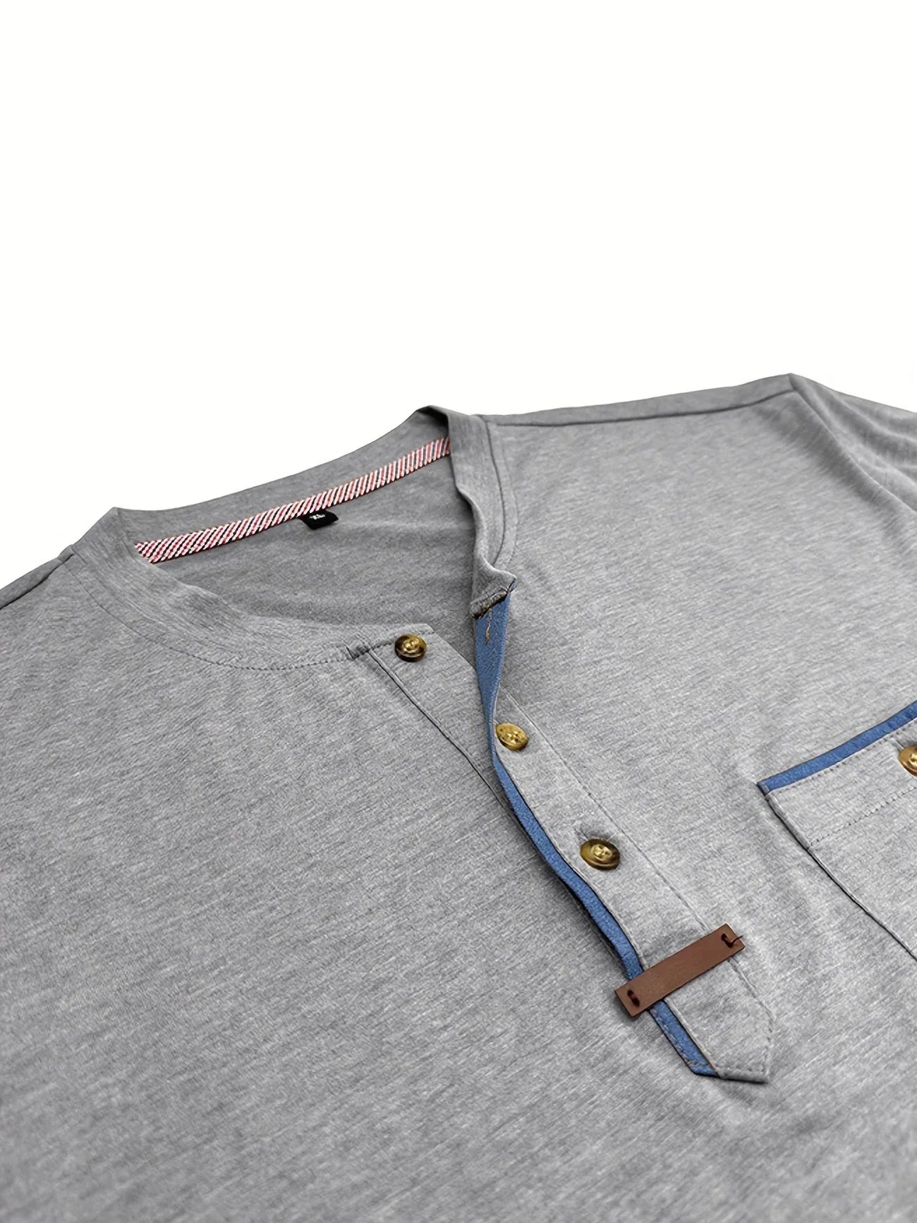 James™ | Elegant Round Neck T-shirt with Pocket