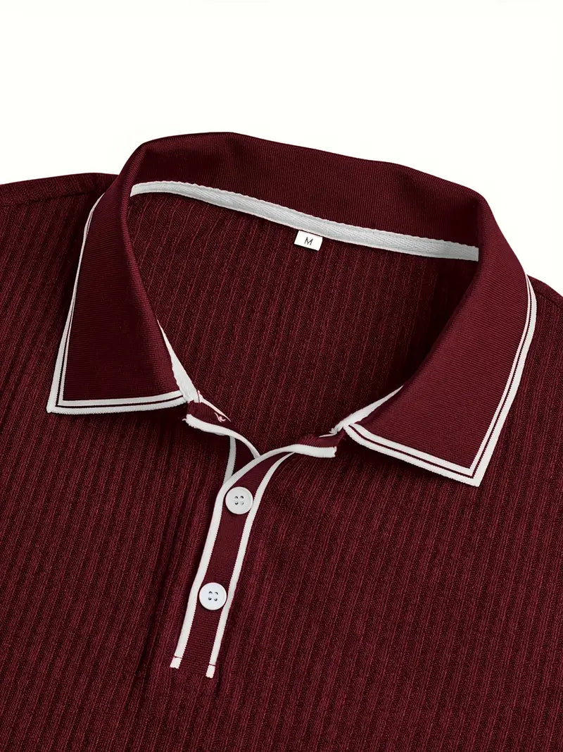James™ | Elegant Short Sleeve Polo