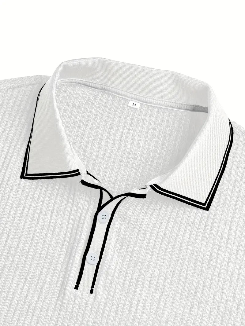 James™ | Elegant Short Sleeve Polo
