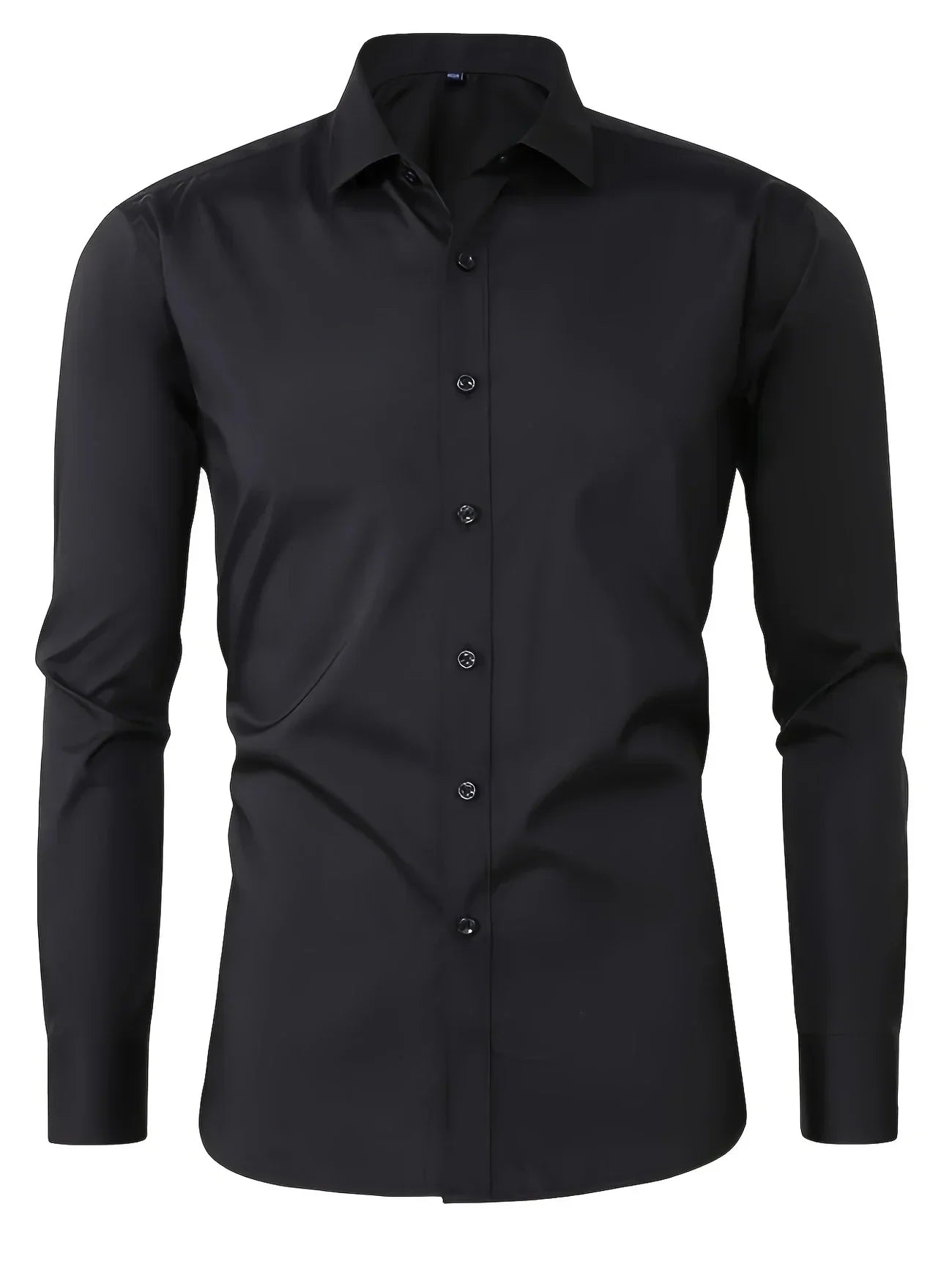 James™ | Elegant Long Sleeve Button-Up Shirt