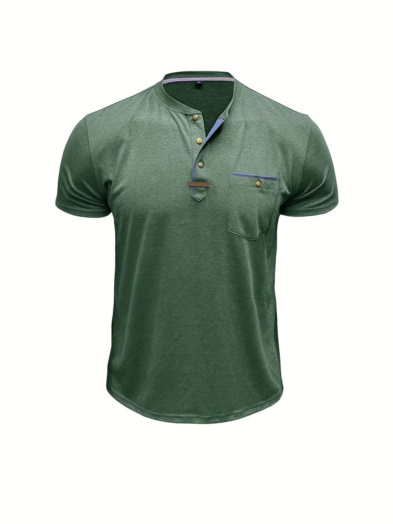 James™ | Elegant Round Neck T-shirt with Pocket