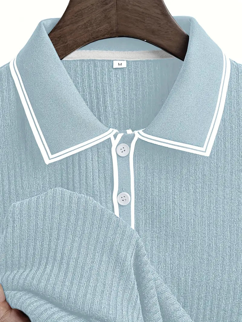 James™ | Elegant Short Sleeve Polo