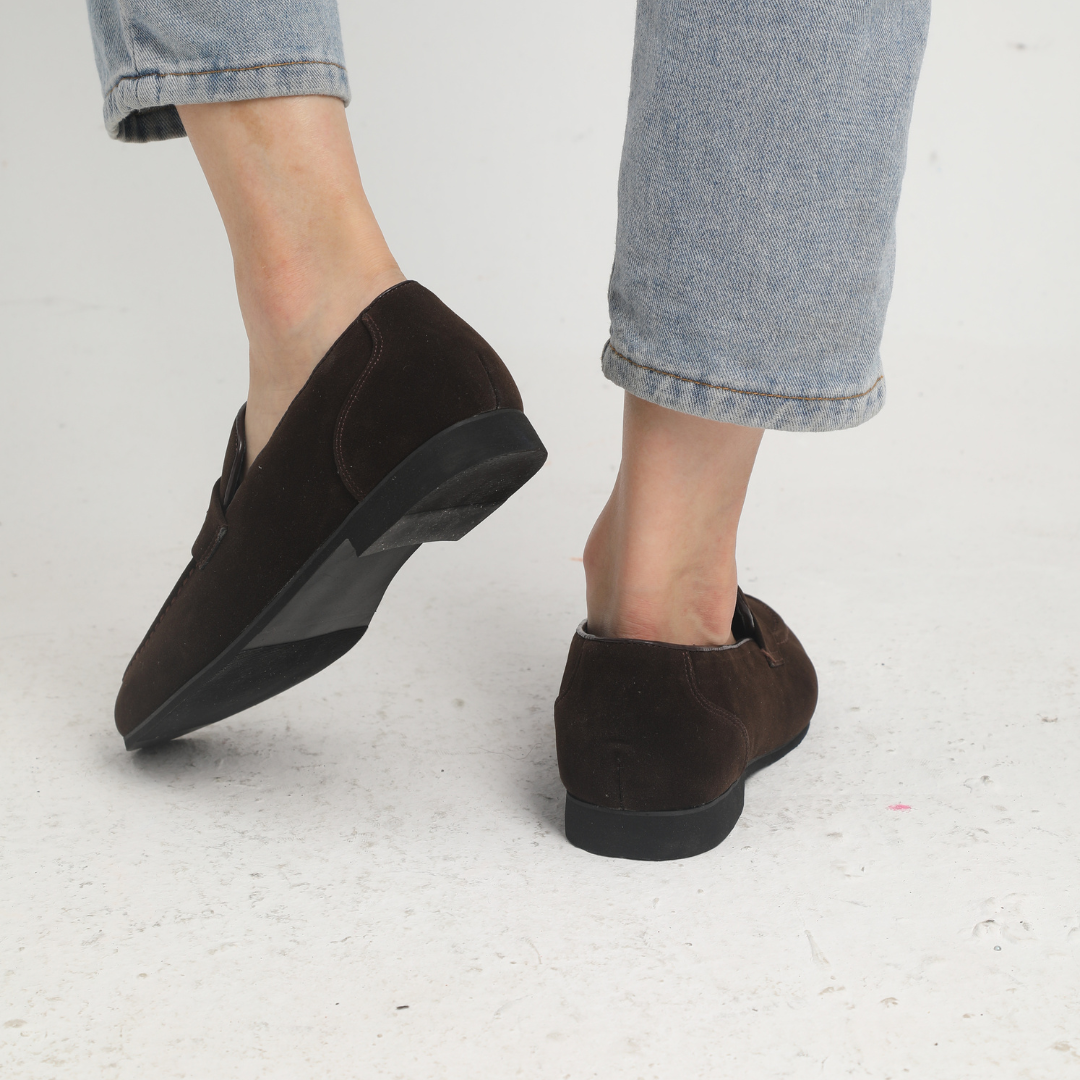 James™ | Suede Strap Loafers