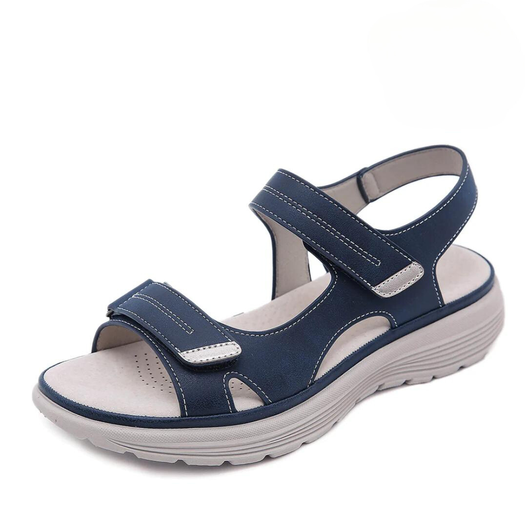 Carol™ | Orthopedic leather sandal