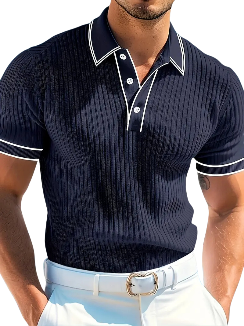 James™ | Elegant Short Sleeve Polo