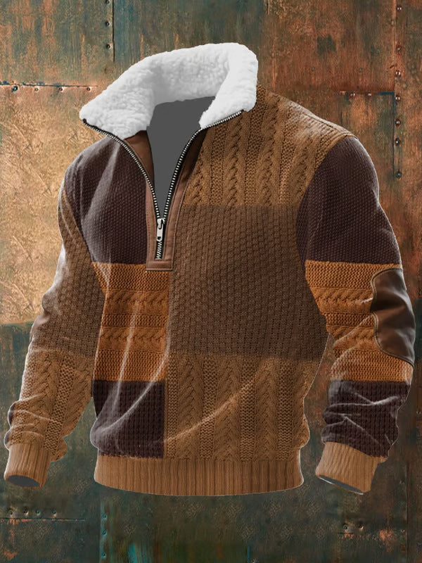 James™ | Warm Fleece Collar Sweater