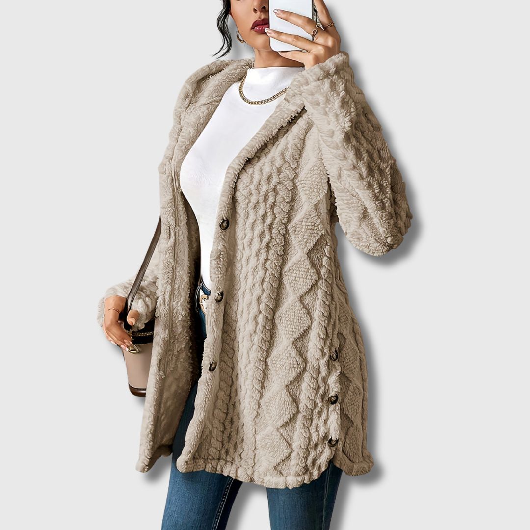 ANABELLE™ | Cozy Hooded Teddy Coat