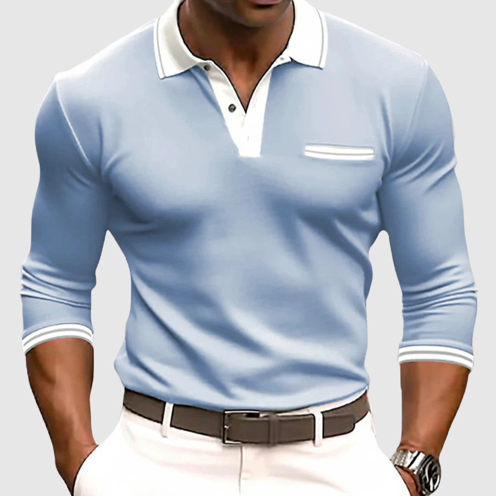 James™ | Shirt with Elegant Contrast Details
