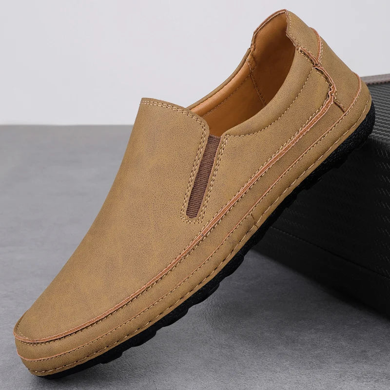 Alvero Genuine Leather Loafers
