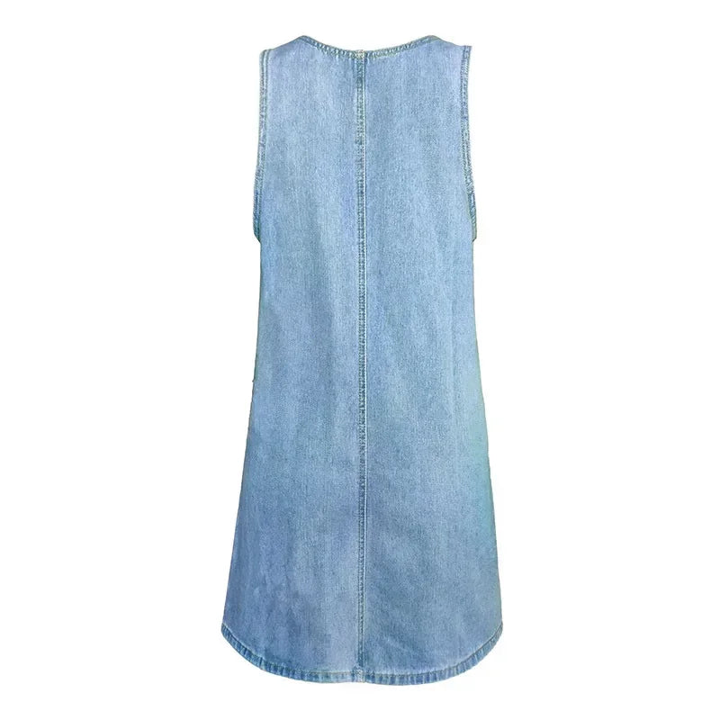 Emma™ | Practical and Lightweight Denim Summer Dress