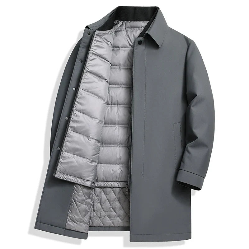 Hayes Duck Down 2-in-1 Trench Coat