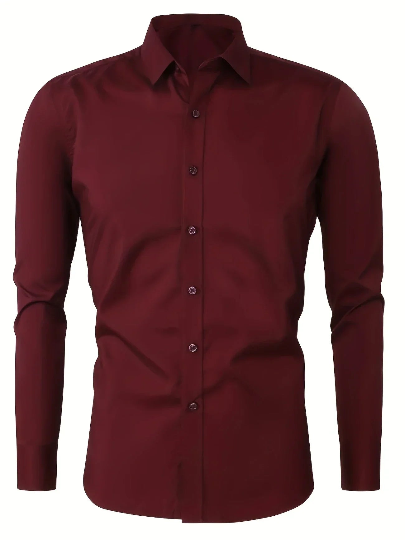 James™ | Elegant Long Sleeve Button-Up Shirt