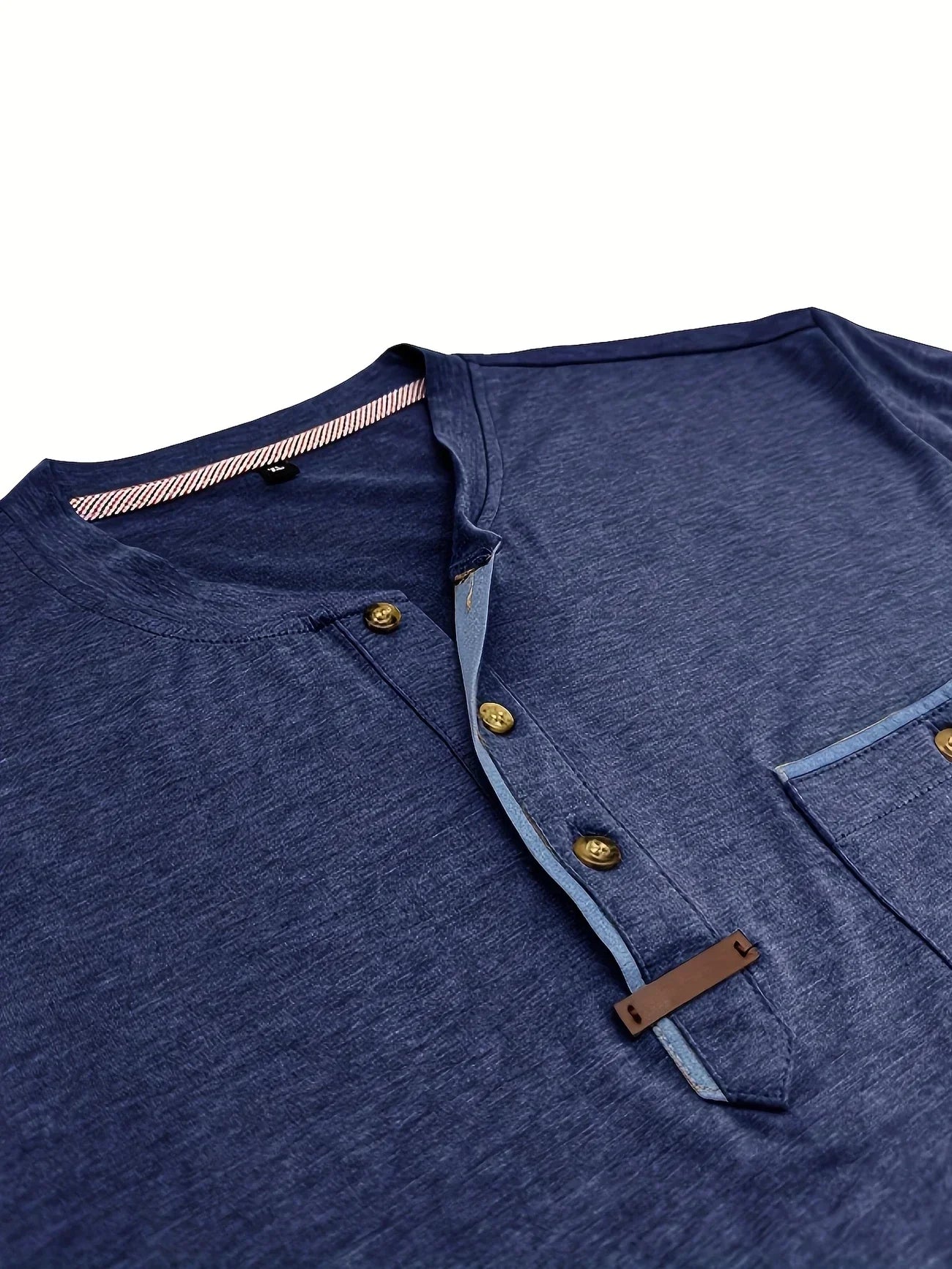 James™ | Elegant Round Neck T-shirt with Pocket