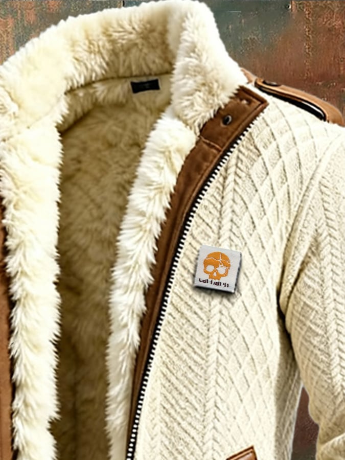 James™ | Mid-Length Retro Jacquard Coat