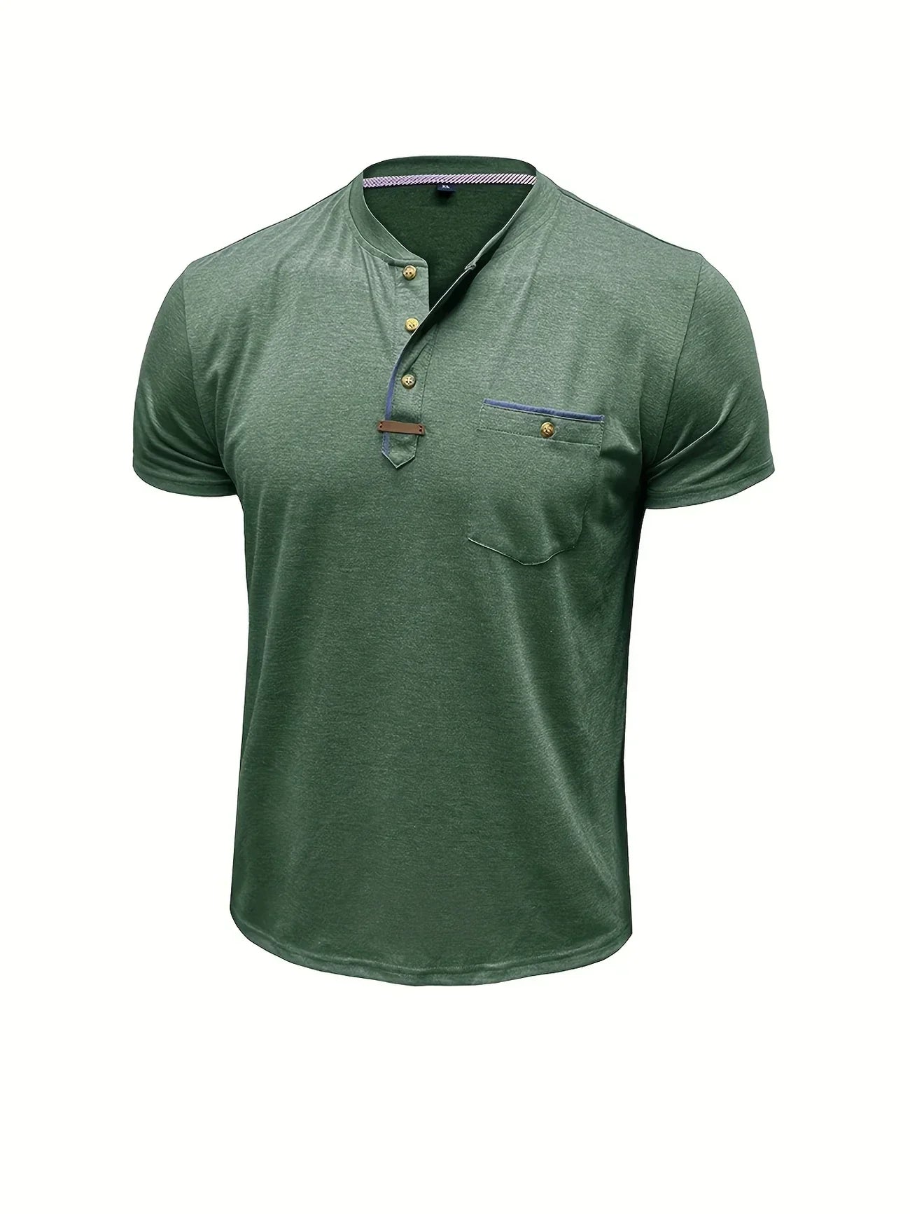 James™ | Elegant Round Neck T-shirt with Pocket