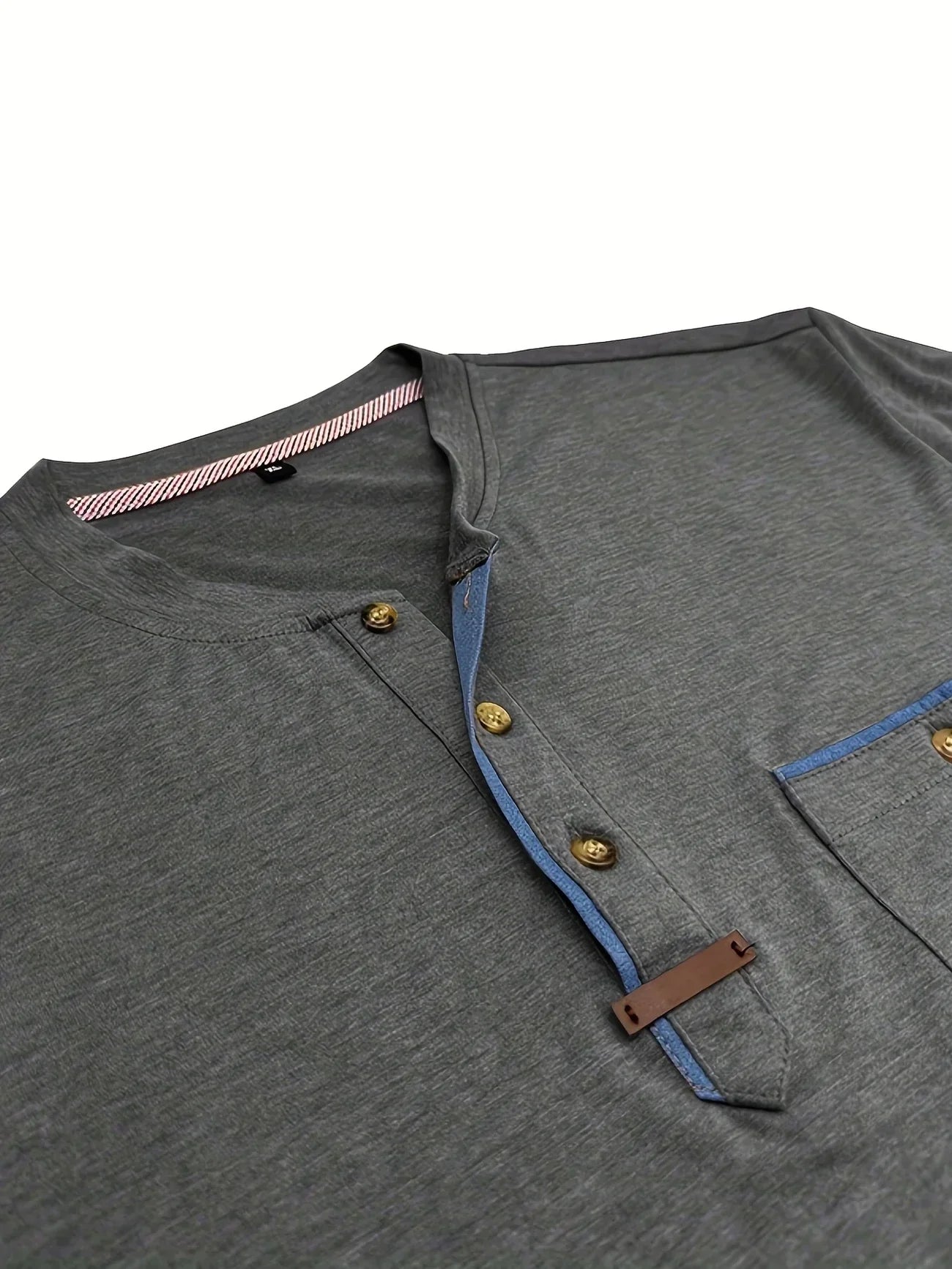 James™ | Elegant Round Neck T-shirt with Pocket