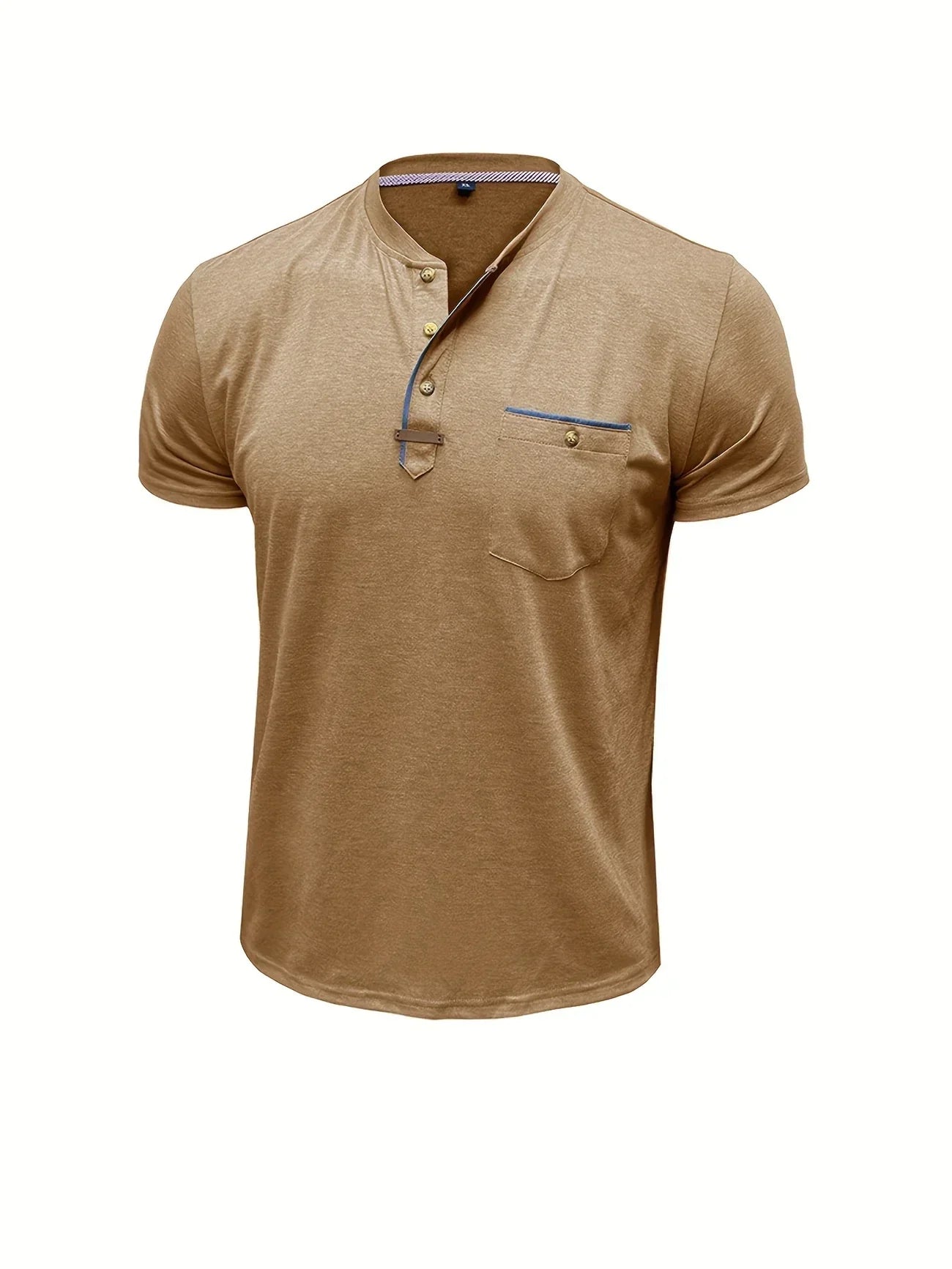 James™ | Elegant Round Neck T-shirt with Pocket