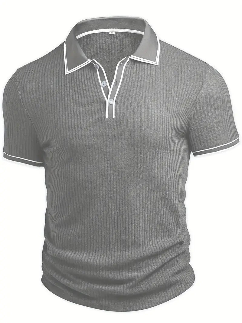 James™ | Elegant Short Sleeve Polo