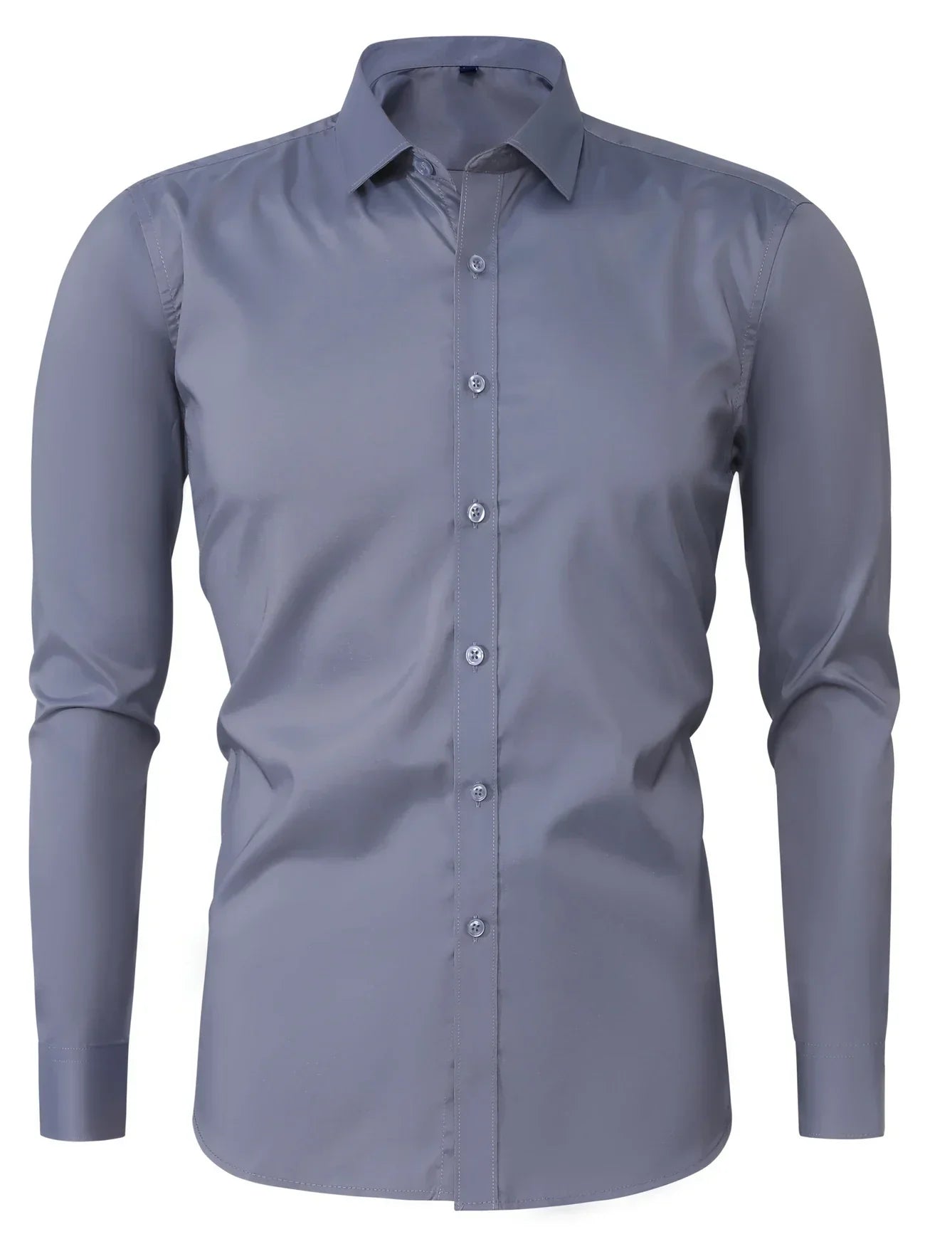 James™ | Elegant Long Sleeve Button-Up Shirt