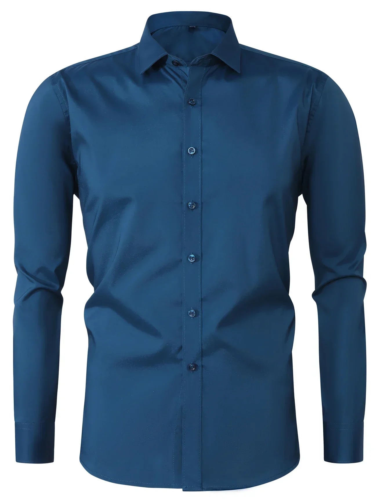 James™ | Elegant Long Sleeve Button-Up Shirt