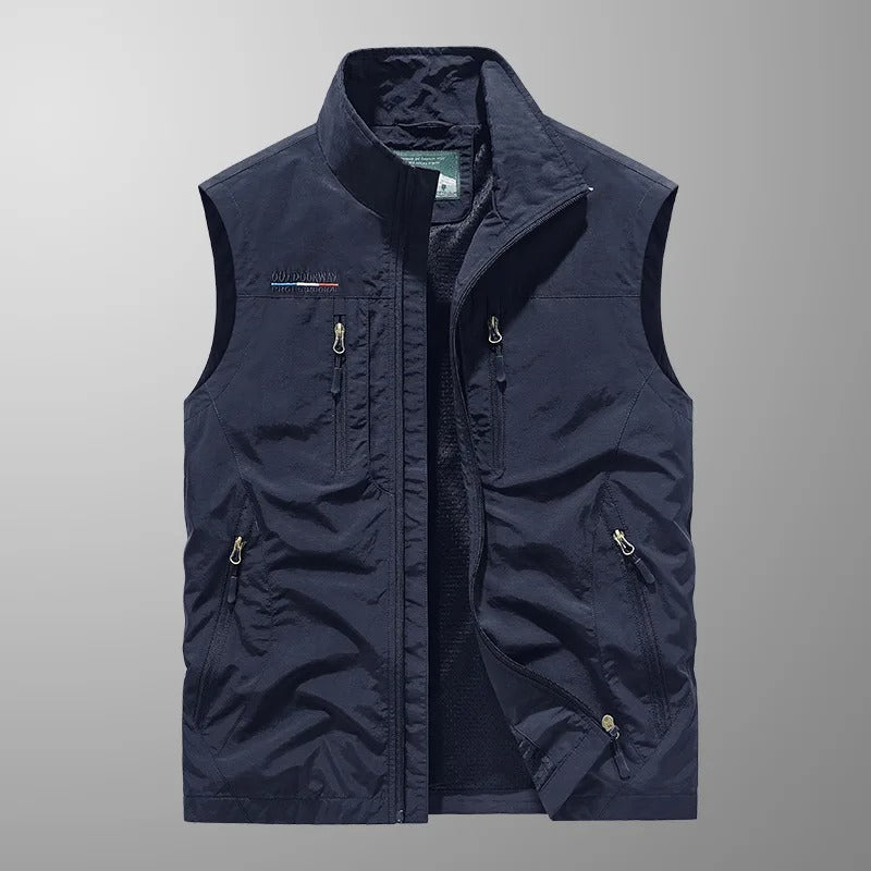 James™ - Multi-Pocket Breathable Outdoor Cargo Vest