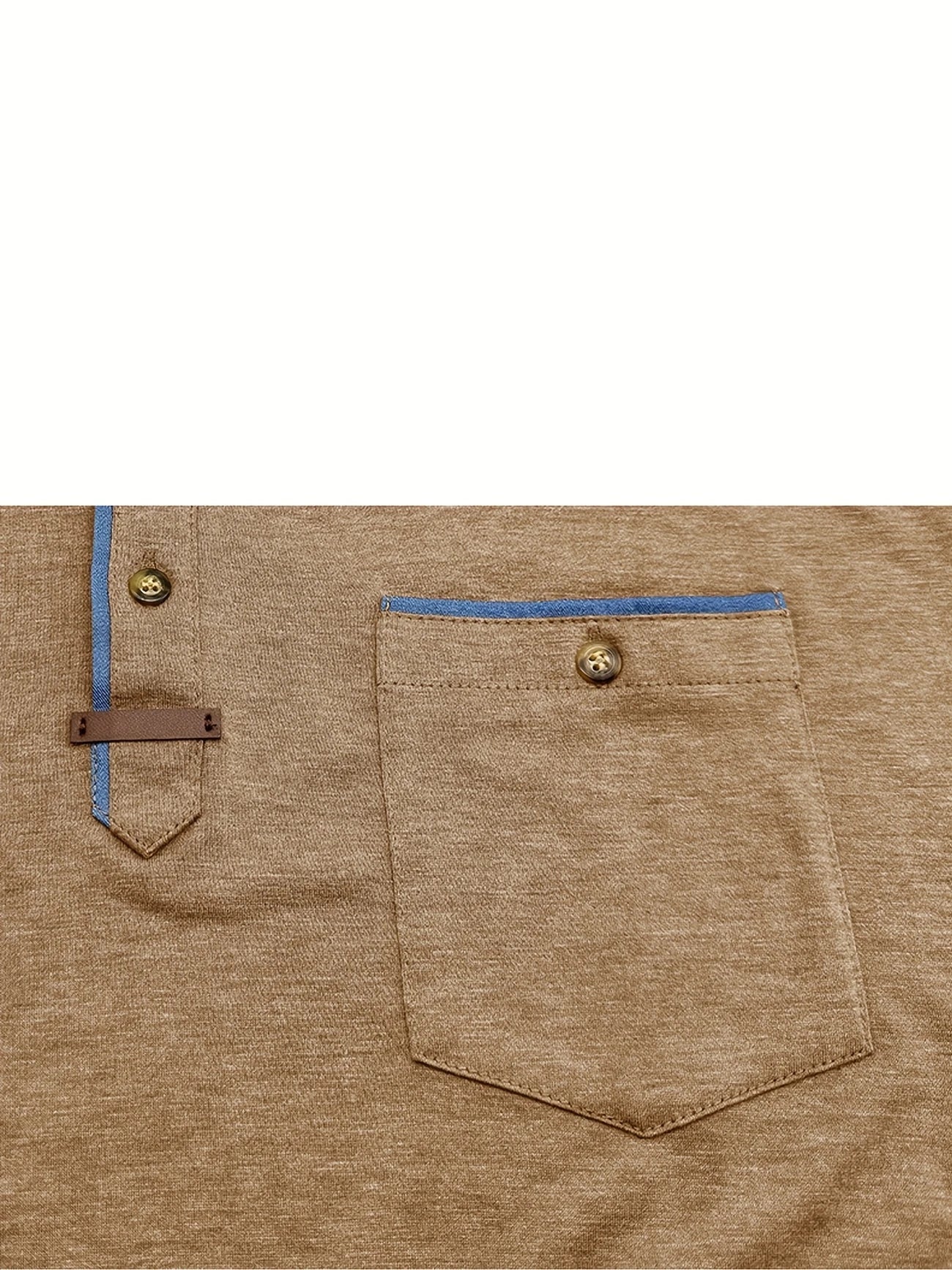 James™ | Elegant Round Neck T-shirt with Pocket