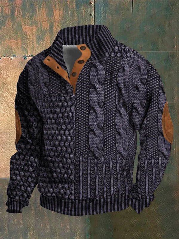 James™ | Banff Knit-Print Pullover