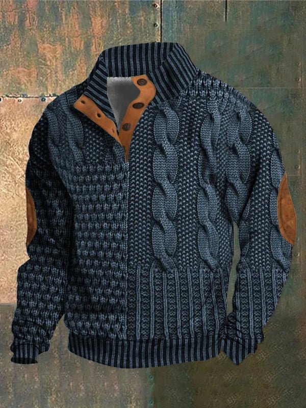James™ | Banff Knit-Print Pullover
