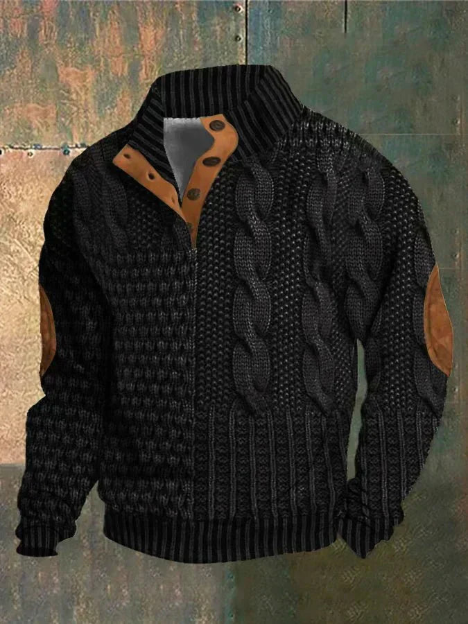 James™ | Banff Knit-Print Pullover