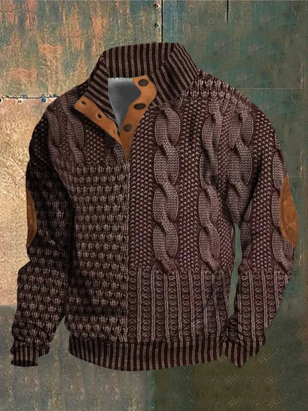 James™ | Banff Knit-Print Pullover