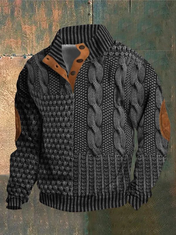 James™ | Banff Knit-Print Pullover
