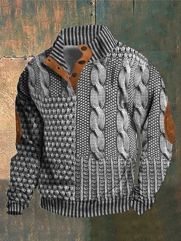 James™ | Banff Knit-Print Pullover