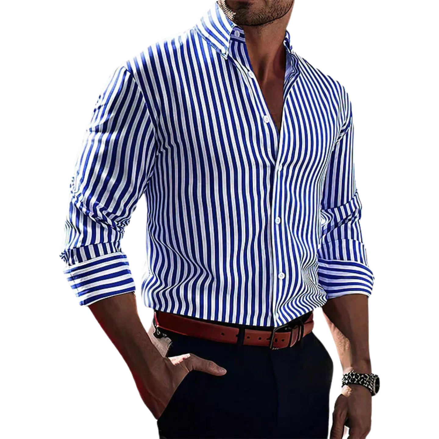 James™ | Confidence Striped Shirt